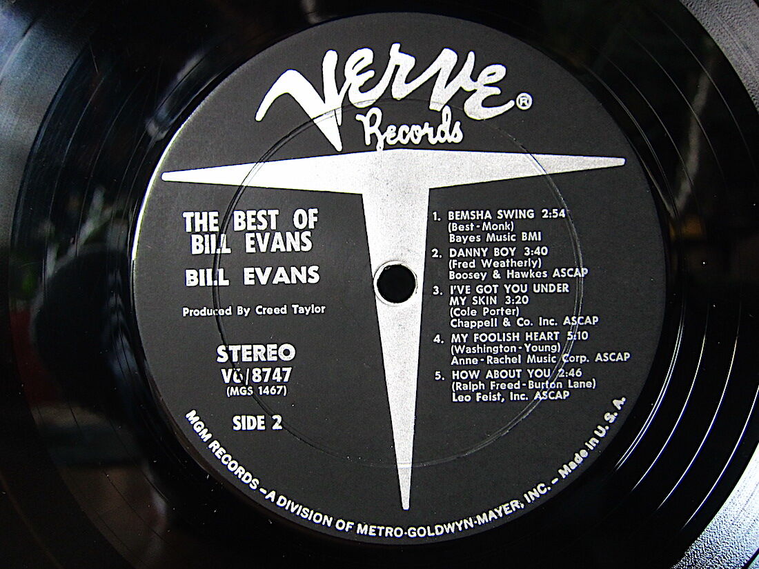 BILL EVANS○THE BEST OF BILL EVANS Verve Records