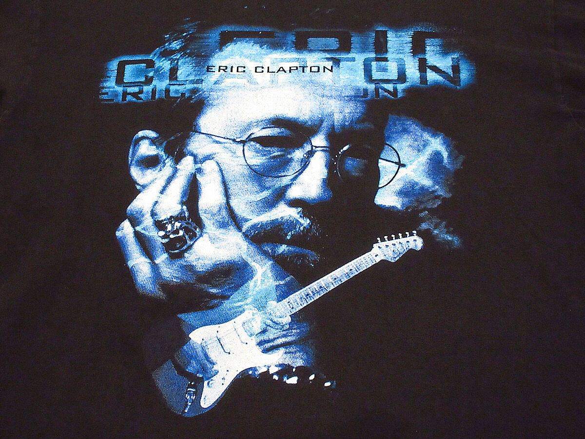 ビンテージ90's○ERIC CLAPTON 1998年ワールドツアーTシャツ黒size L○