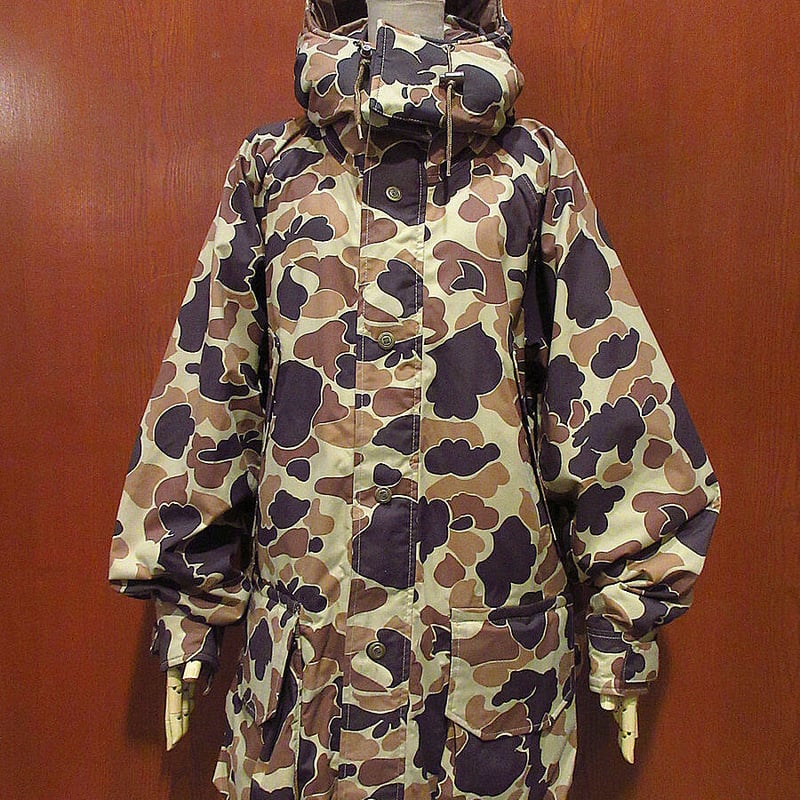 ビンテージ90's○Columbiaフード付きダックハンターカモハンティング