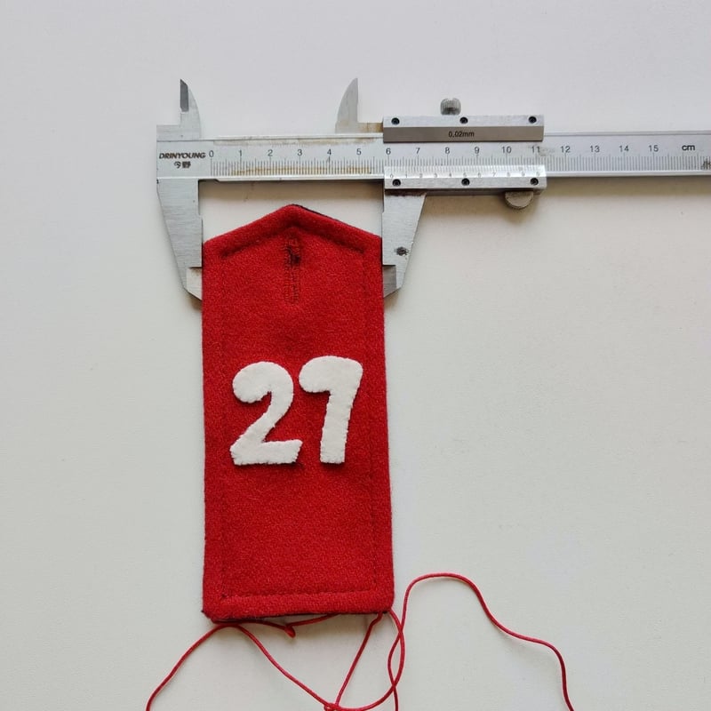 日本軍 明治兵用肩章 番号27 複製品 | MilitaryX's STORE