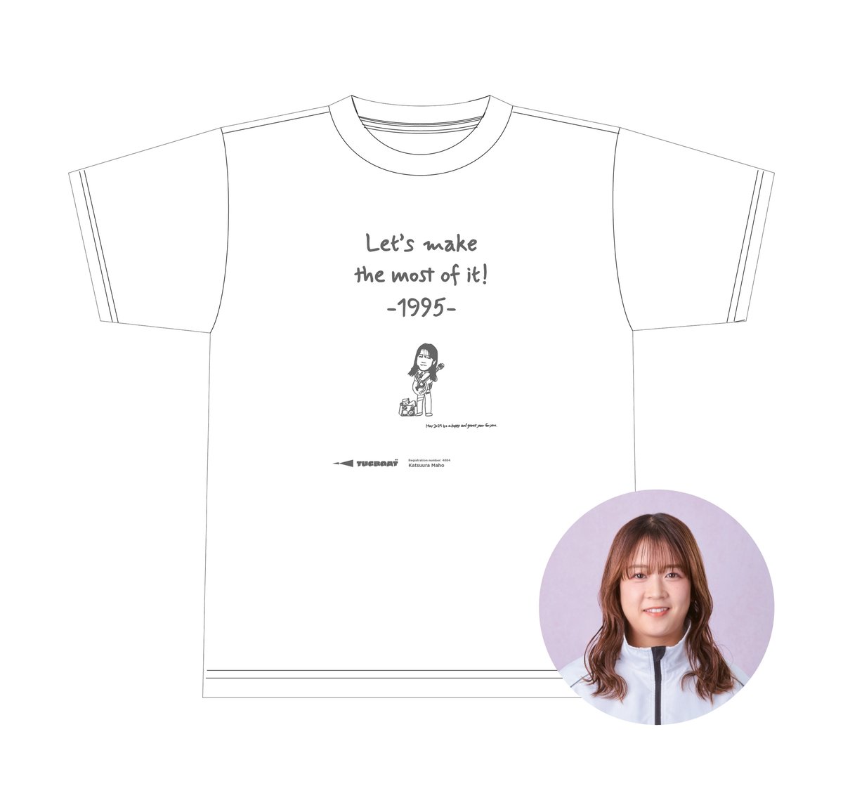 勝浦真帆 選手］チャリティーT-shirt | TUGBOAT PROJECT