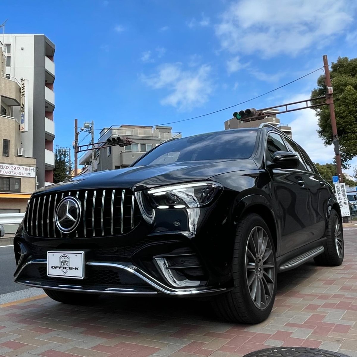 ベンツ GLEクラス W167 後期 AMG-Line専用 パナメリカーナグリル 縦