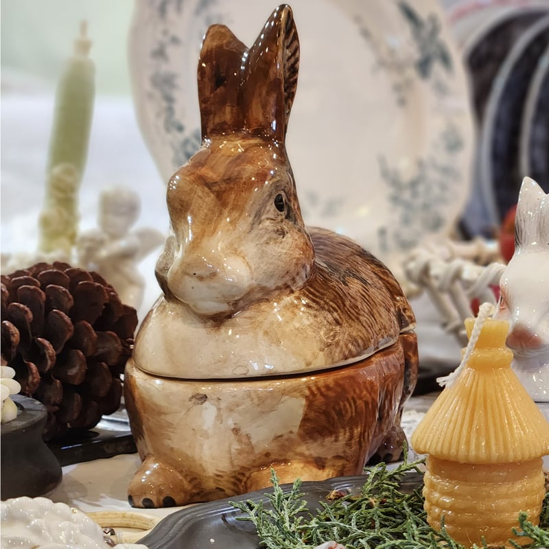 ウサギのテリーヌポット | リボンときどきネコ