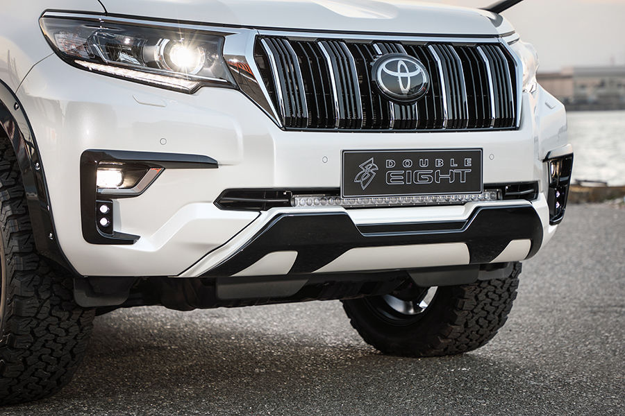 ランドクルーザープラド 150 後期 フロントバンパースキッド 未塗装品