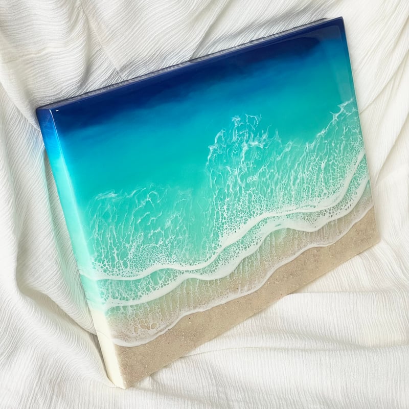 Beach art 海アート レジンアート | FLUID