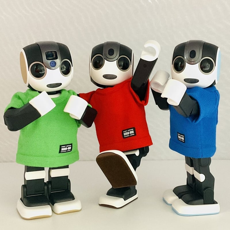 ロボホン公式】ニットカラーTシャツ ブルー | Robot Closet - ロボクロ -