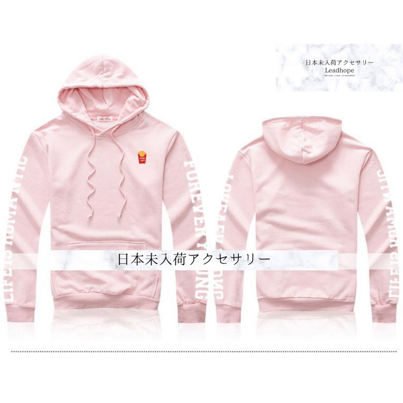 ユニセックス ピンクフーディー BTS ジン着用モデル | 日本未入荷