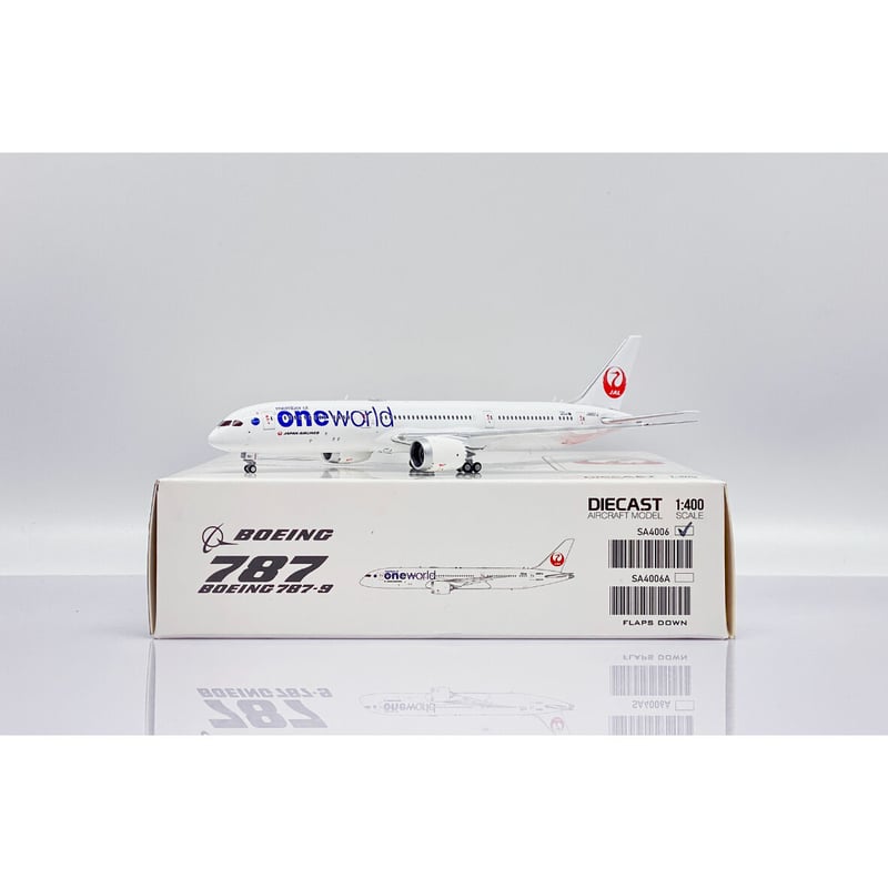 非売品・新商品情報】1/400 787-9 JAL [ワンワールド塗装機] JA86