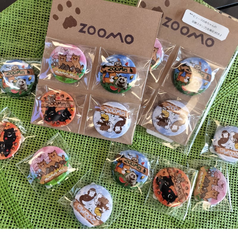 ピューマファミリーファン必見！？🌸🍉季節めぐり缶バッジセット