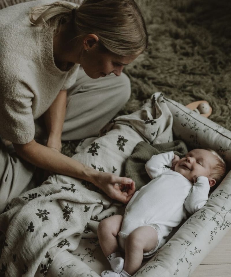 garbo&friends - Blackberry Muslin Swaddle Blank