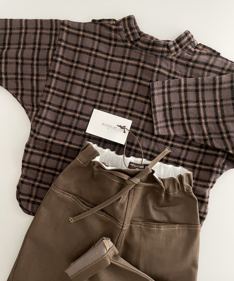 HELLO LUPO - Lupo Jeans / brown denim (18m〜5y s