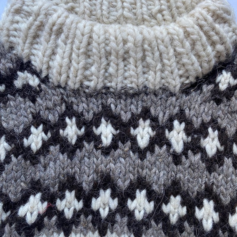 Made in Ecuador hand knit sweater | jane's vintage