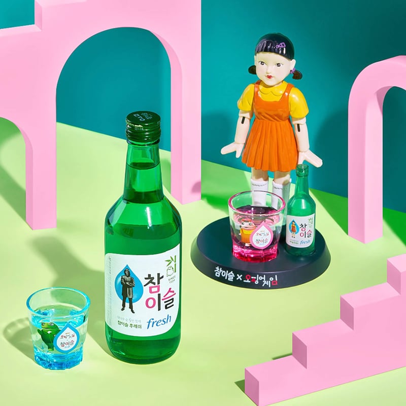 イカゲーム×チャミスル】ヨンヒルーレット （焼酎グラス1個付き