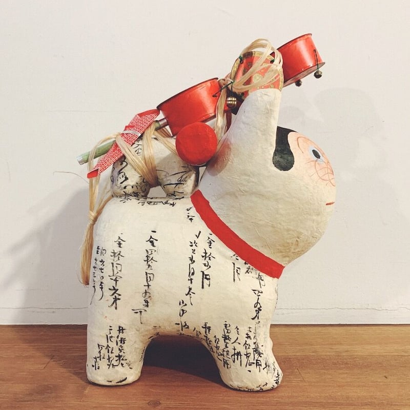 いせ辰『江戸犬張子・素張り』 | 象々の郷土玩具