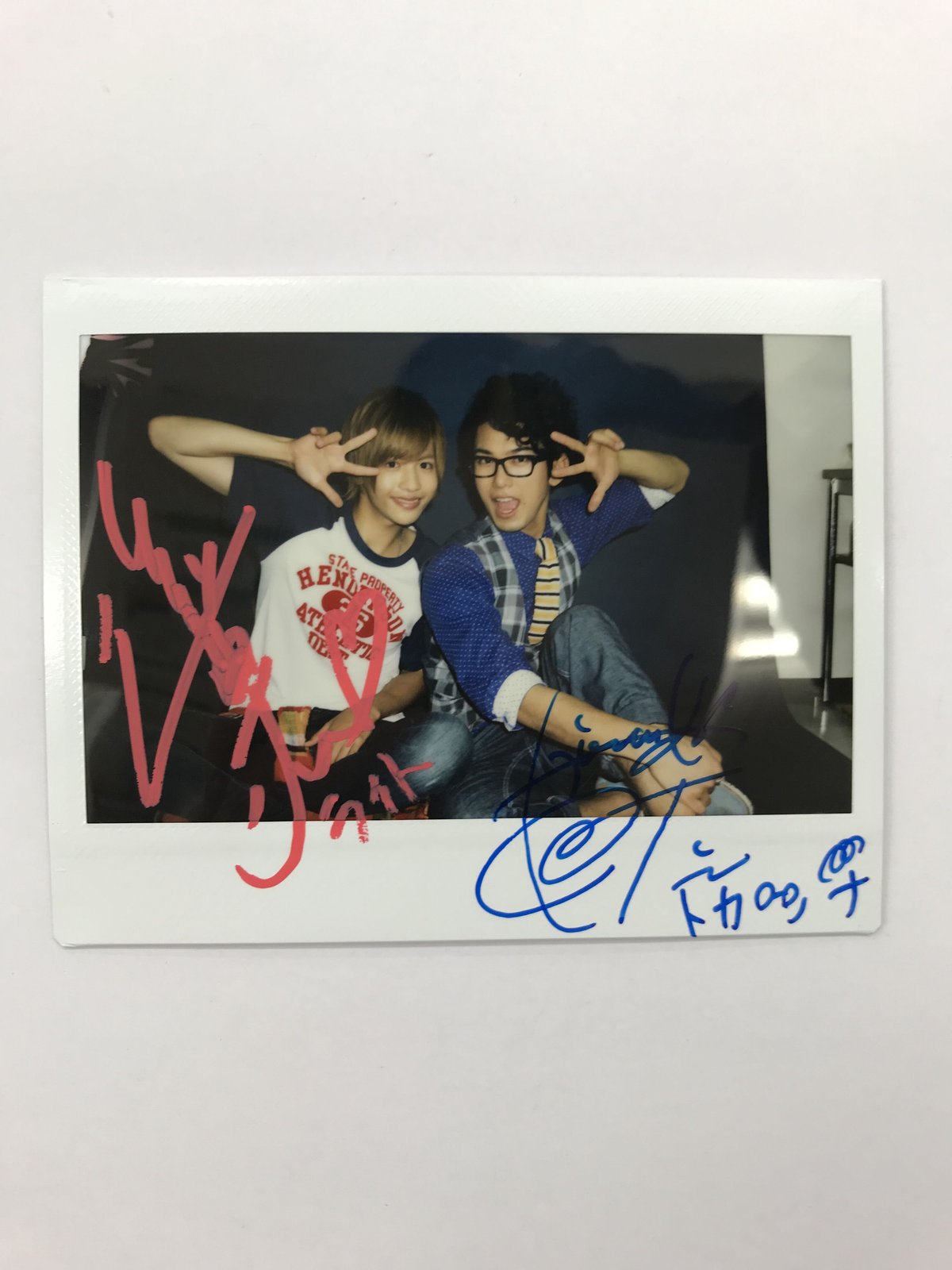 志尊淳・平牧 仁 サイン入りポラロイド | K-BOOKS K-POP館 アイドル館