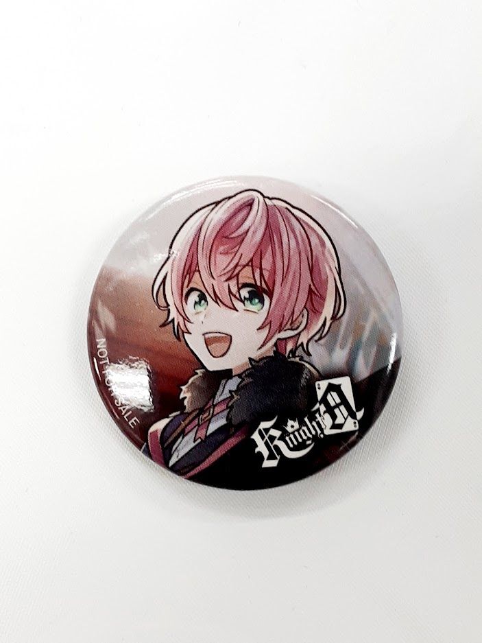 キズ有】KnightA-騎士A- てるとくん アニメイト特典缶バッジ(等身柄