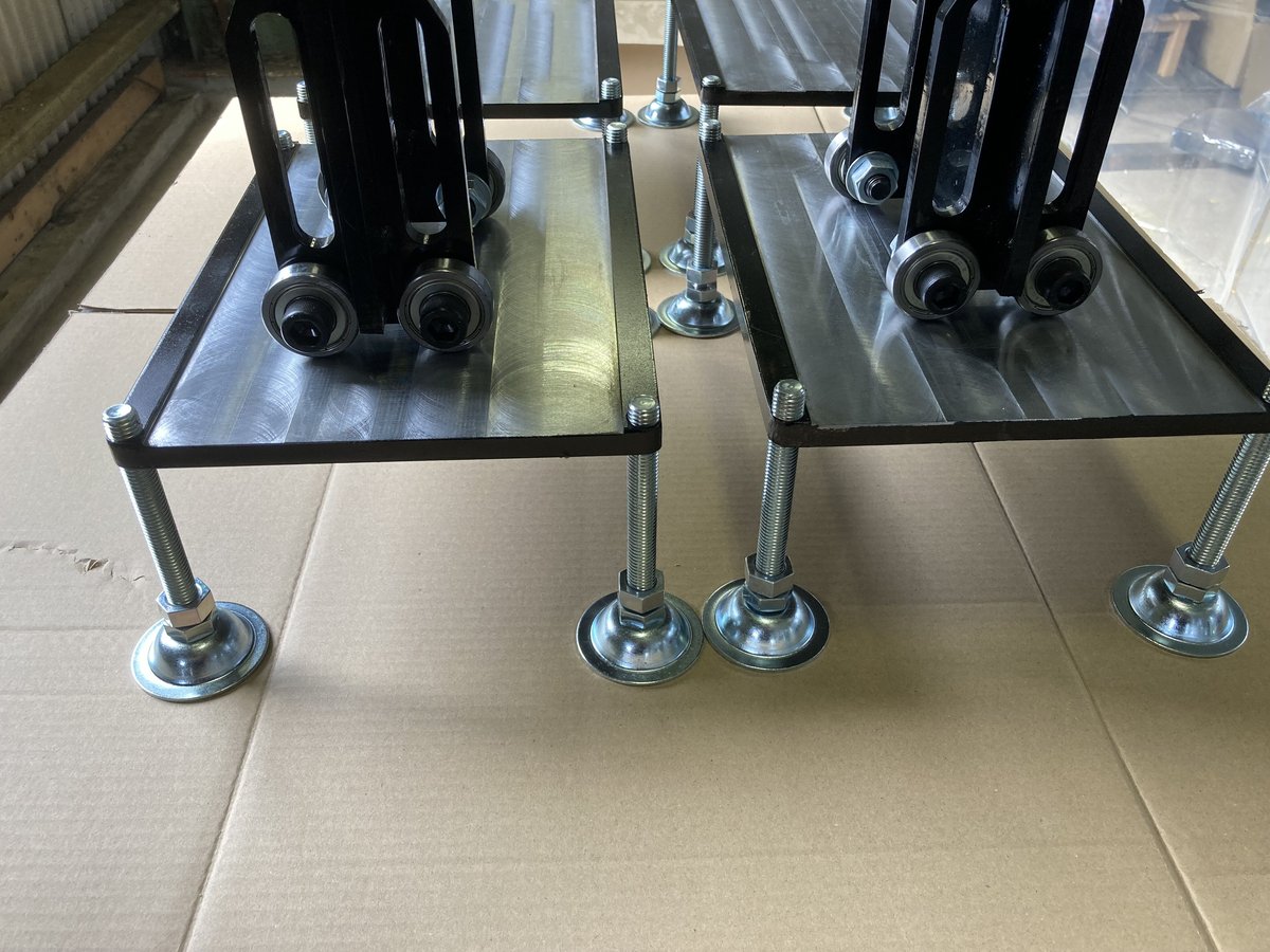 アライメント測定器具用定盤 4台セット ホイールアライメント/調整式