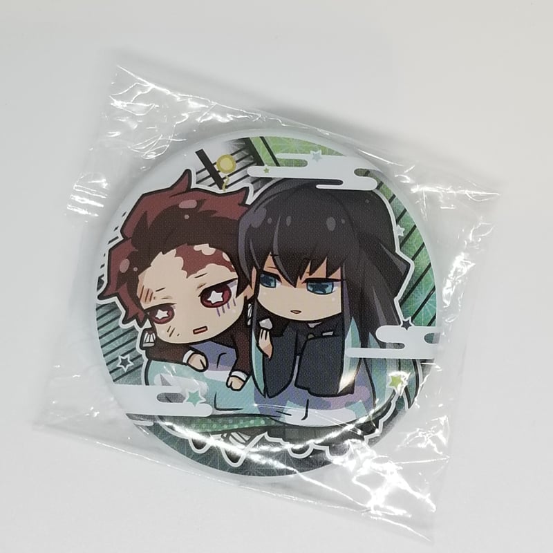 鬼滅の刃 竈門炭治郎＆時透無一郎 キャラばんちょうこう缶バッジ 肆ノ