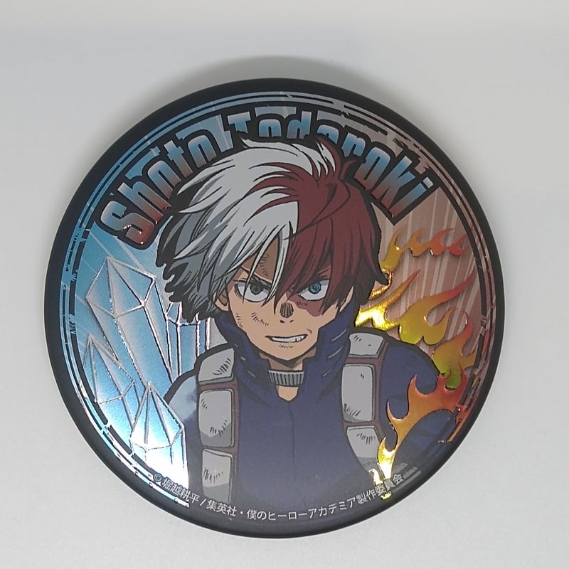 僕のヒーローアカデミア 轟 焦凍 缶バッジ（デコレーション仕様） | K