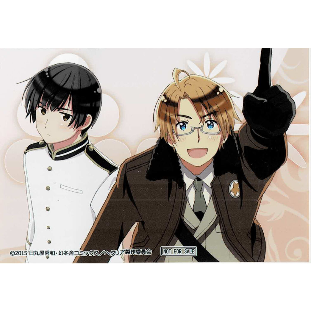 日丸屋秀和 『ヘタリア』 ガルアト ブロマイド 日本 アメリカ | K