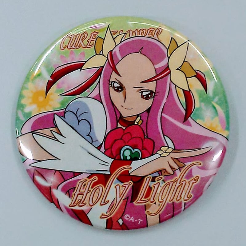 ハートキャッチプリキュア』キュアフラワー 75㎜缶バッジ | K-BOOKS