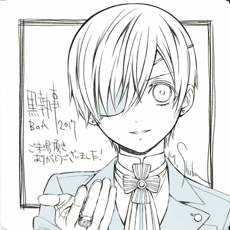 枢やな『黒執事 Book of the Atlantic』 第3週目特典 コースター