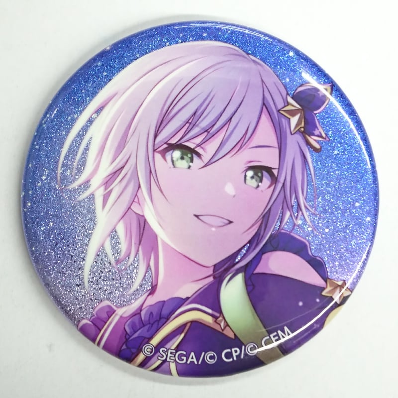 プロジェクトセカイ 日野森志歩 グリッター缶バッジ イベントイラスト