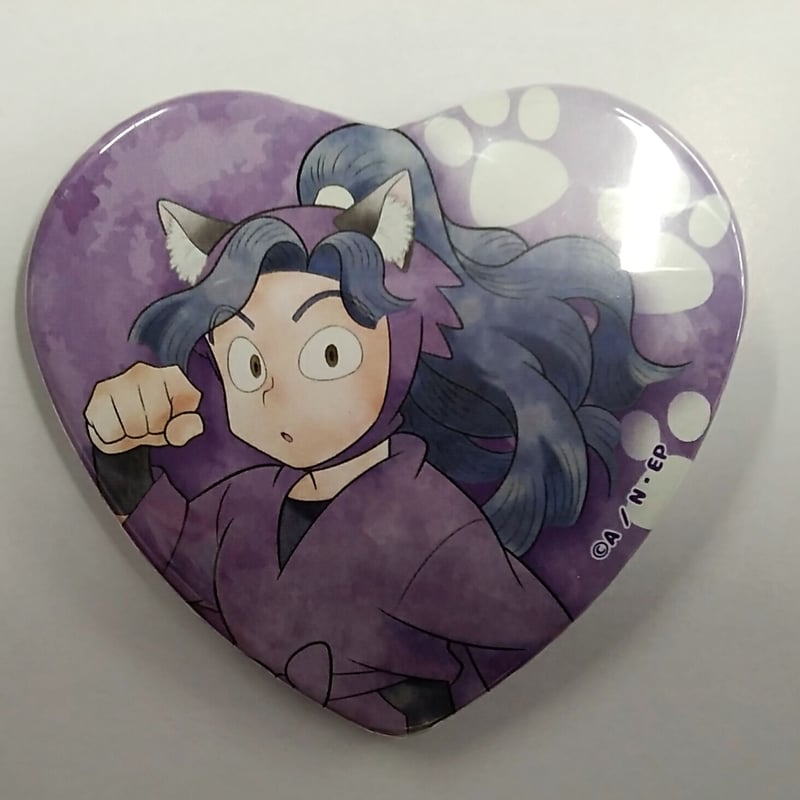 忍たま乱太郎」ナンジャタウンコラボハート缶バッジ綾部喜八郎 | K