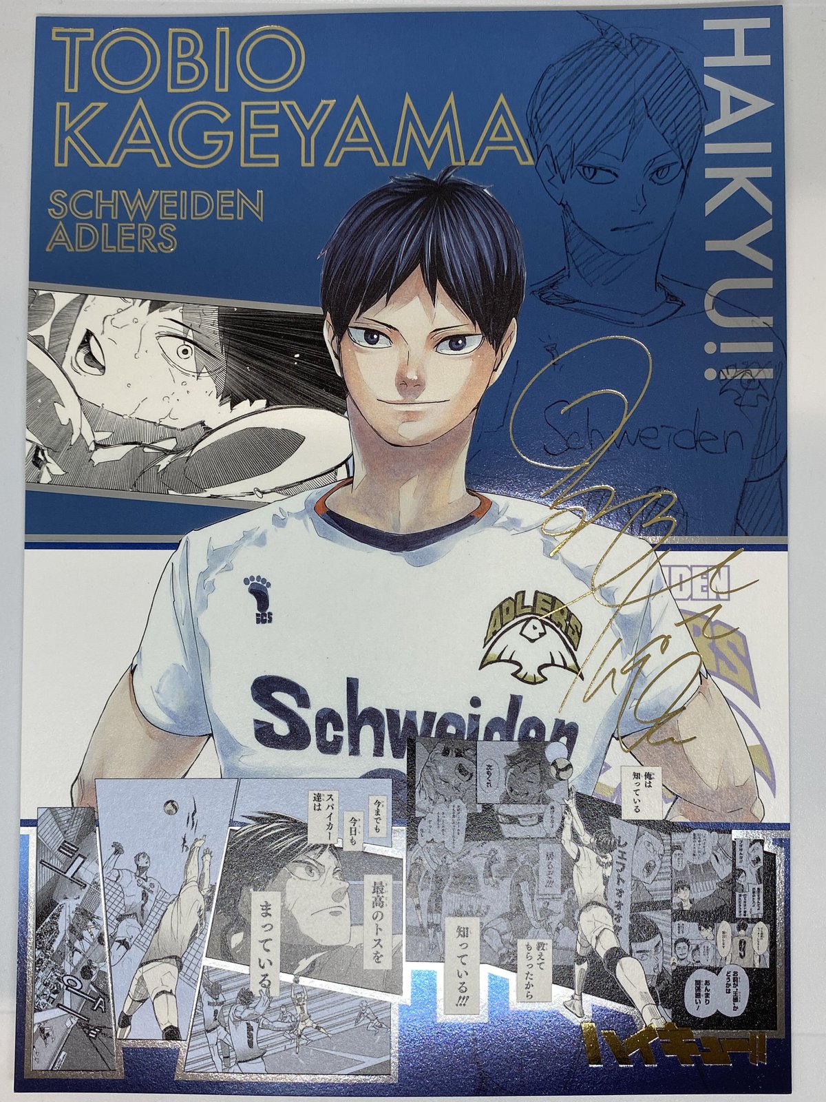 ハイキュー!! 影山 飛雄 箔押しイラストカードコレクション | K-BOOKS