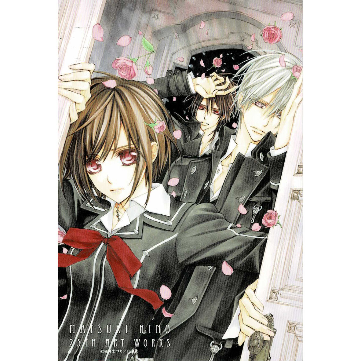 樋野まつり原画展 「ヴァンパイア騎士」 入場特典 ポストカード | K