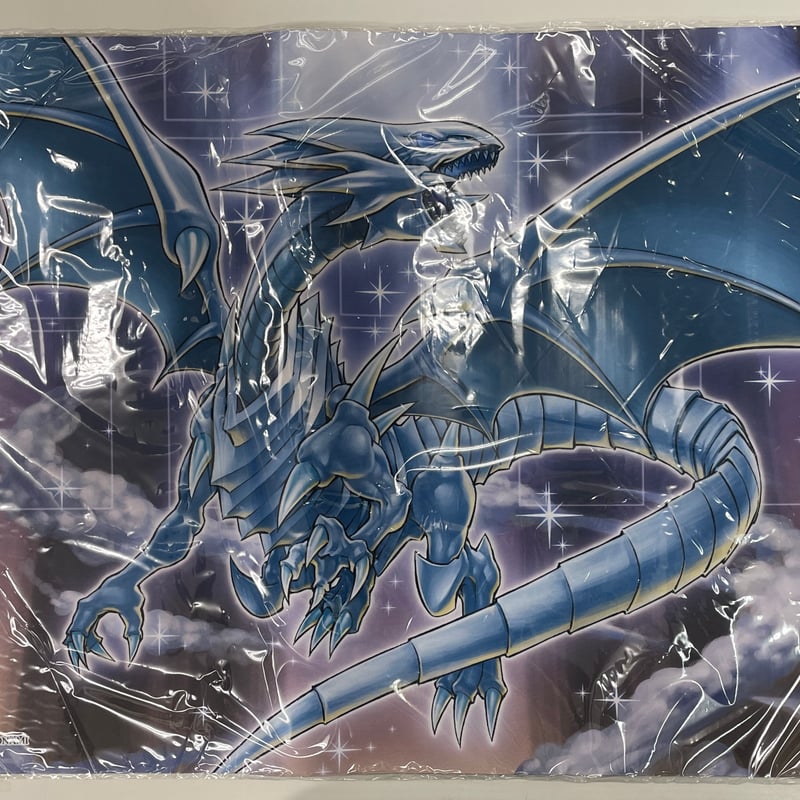 遊戯王 青眼龍降臨 プレイマット ブルーアイズ ハーフマット 遊戯王