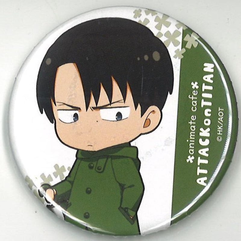 30個 進撃の巨人 キャラウムカフェ 缶バッジ リヴァイ 30個 進撃の巨人