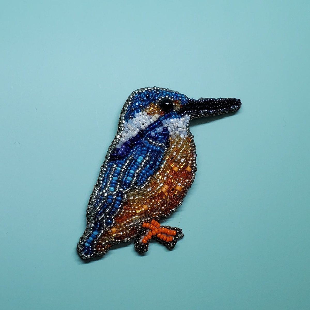 カワセミのブローチ」キット | Arte Legato by Yoriko Arii