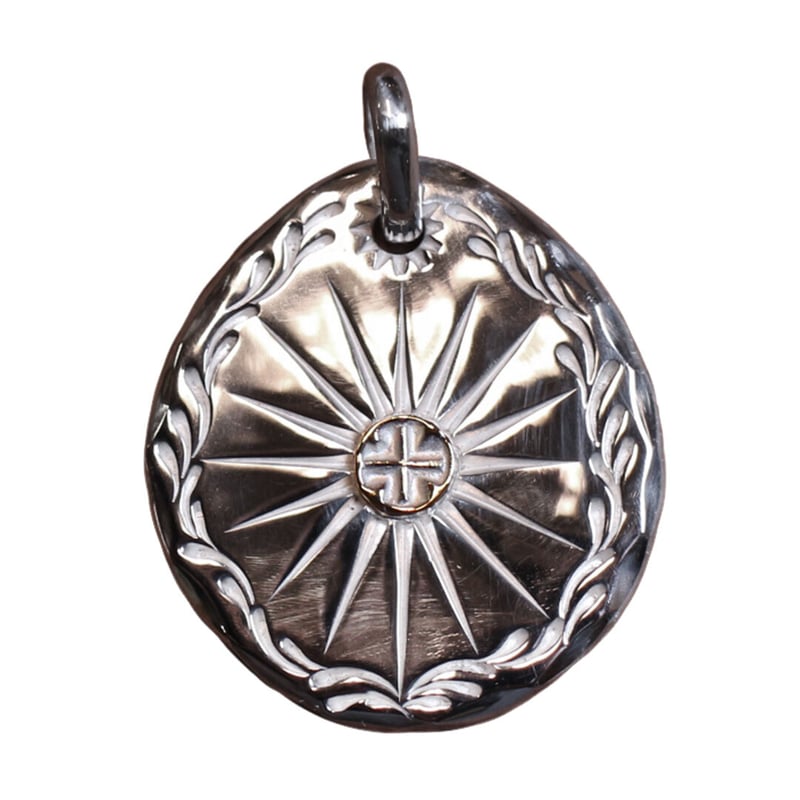 ◇Silver◇◇Gold◇ 唐草 太陽 ペンダントトップ たたき | RUIRENKA ［