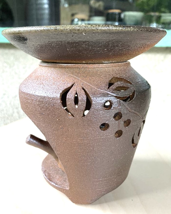 茶香炉 自然釉（しぜんゆう） | 亀翁窯分室 / Gallery Kiou-Gama