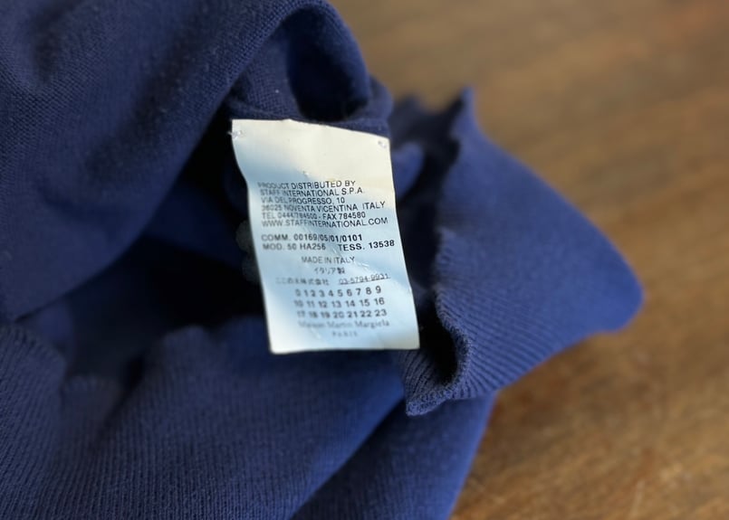 maison margiela ここのえ期 neck twist knit | weekend