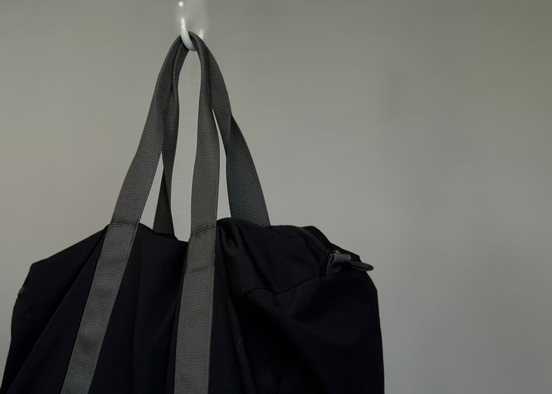 90-00s prada sports nylon bag black | weekend t