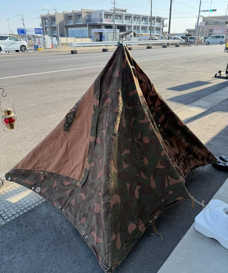 軍幕❗️ハンガリー軍用テント ハリケーン迷彩 2枚セット