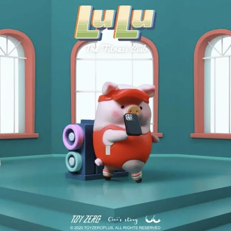 TOYZEROPLUS×CICI'S STORY 子豚lulu フィットネス クラブ トレーデ