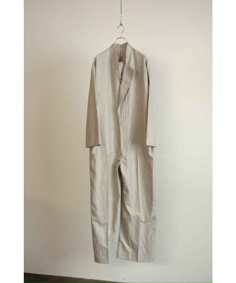m's braque ASYMMETRIC ONE-SIDE LAPEL JUMP SUIT
