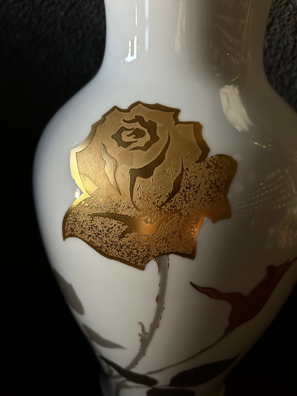 大倉陶園/花瓶/陶器/花/金彩 | 骨董・アンティークのオンライン