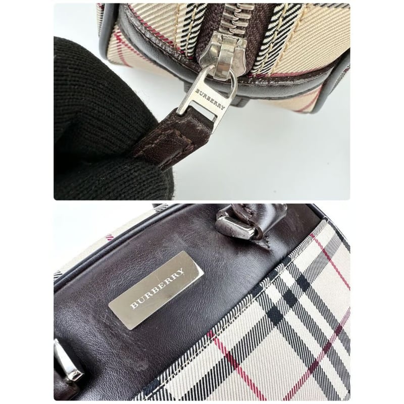 バーバリー Burberry ミニボストン ワンマイルバッグ ノバチェック