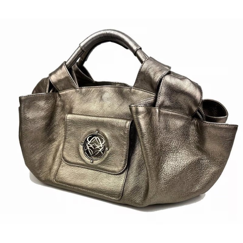 ロエベ LOEWE ナッパアイレ アナグラム ハンドバッグ ゴーストスキン