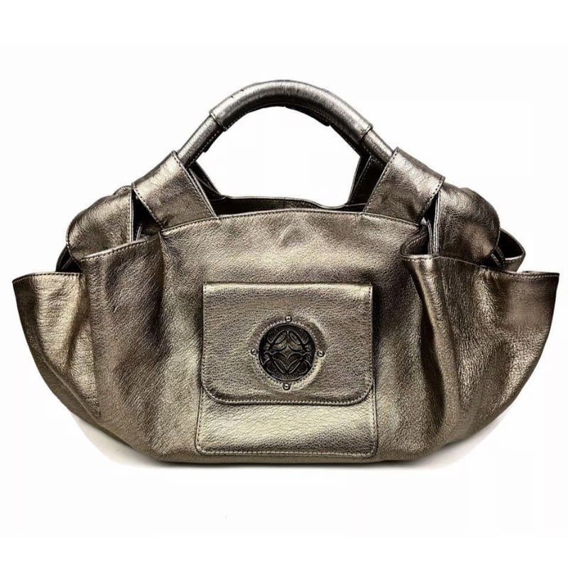 ロエベ LOEWE ナッパアイレ アナグラム ハンドバッグ ゴーストスキン