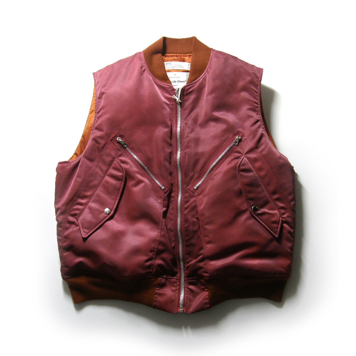 DAIRIKU ／ ダイリク ベスト 日本製 タイダイ MA-1 フライトベスト