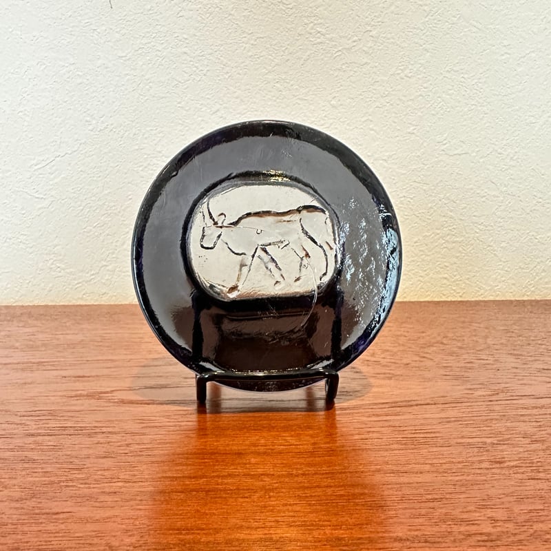 Eric Hoglund/エリックホグラン》アッシュトレイ/牛/グレー/M【Boda