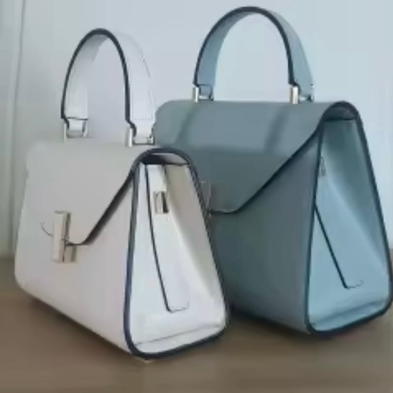 予約】 本革 トップハンドルバッグ クロスショルダーバッグ 2サイズ 6