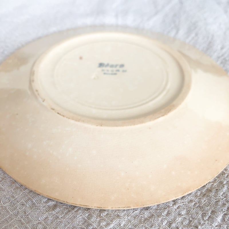 HBCM べアン クレイユモントロー バスク柄デザードプレート B フランス