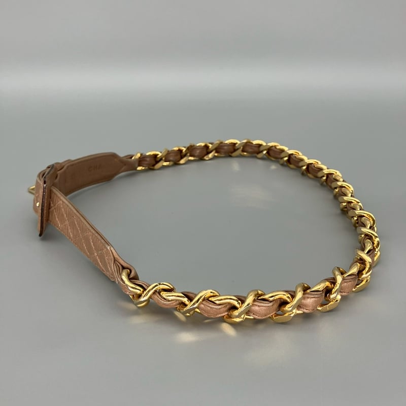 CHANEL (シャネル) ヴィンテージ 31 RUE CAMBON レザー チェーン ベルト