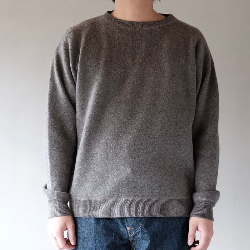 MEIAS / PURE CASHMERE SWEAT KNIT PO (T.MOCA) |